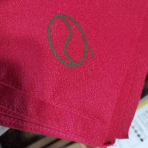 豆熊風呂敷 70cm x 70cm ローズ色